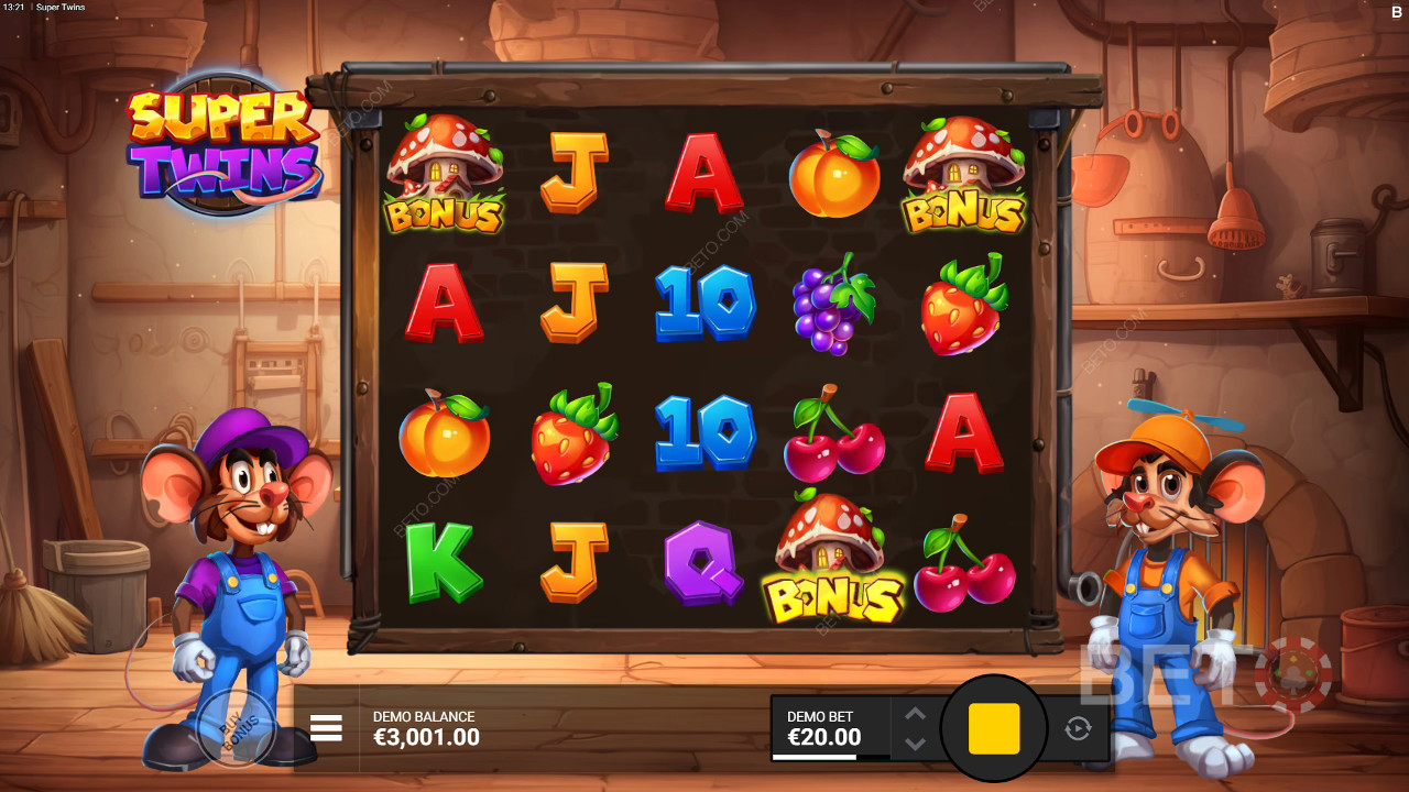 Огляд Super Twins від BETO Slots