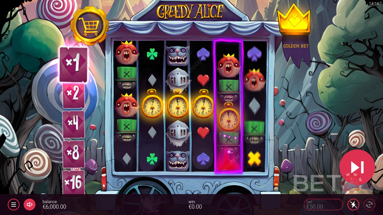 Огляд Greedy Alice від BETO Slots