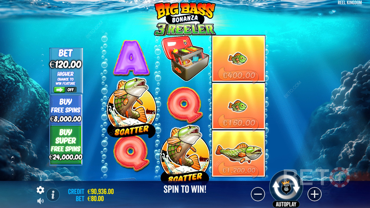 Чи цікаво вам Big Bass Bonanza 3 барабана?