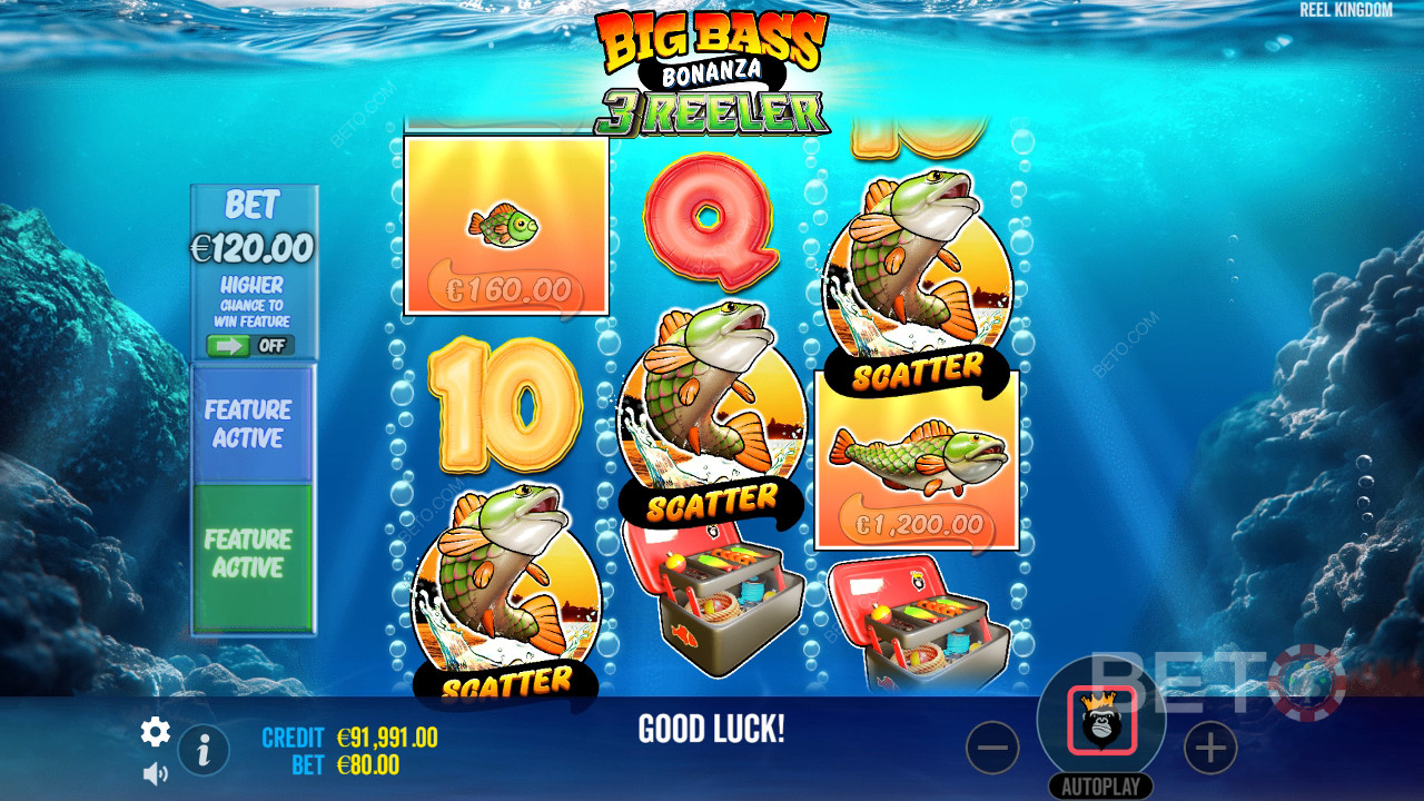 Big Bass Bonanza Огляд 3 барабанів від BETO Slots
