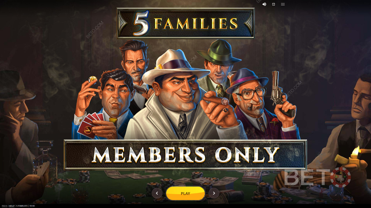 Грайте в покер з гангстерами в онлайн-слоті 5 Families