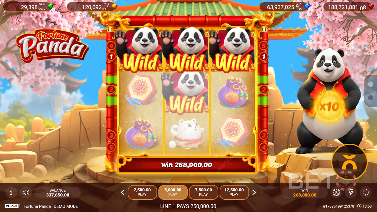 Особливості бонусу пояснюються в Fortune Panda від Popok Gaming