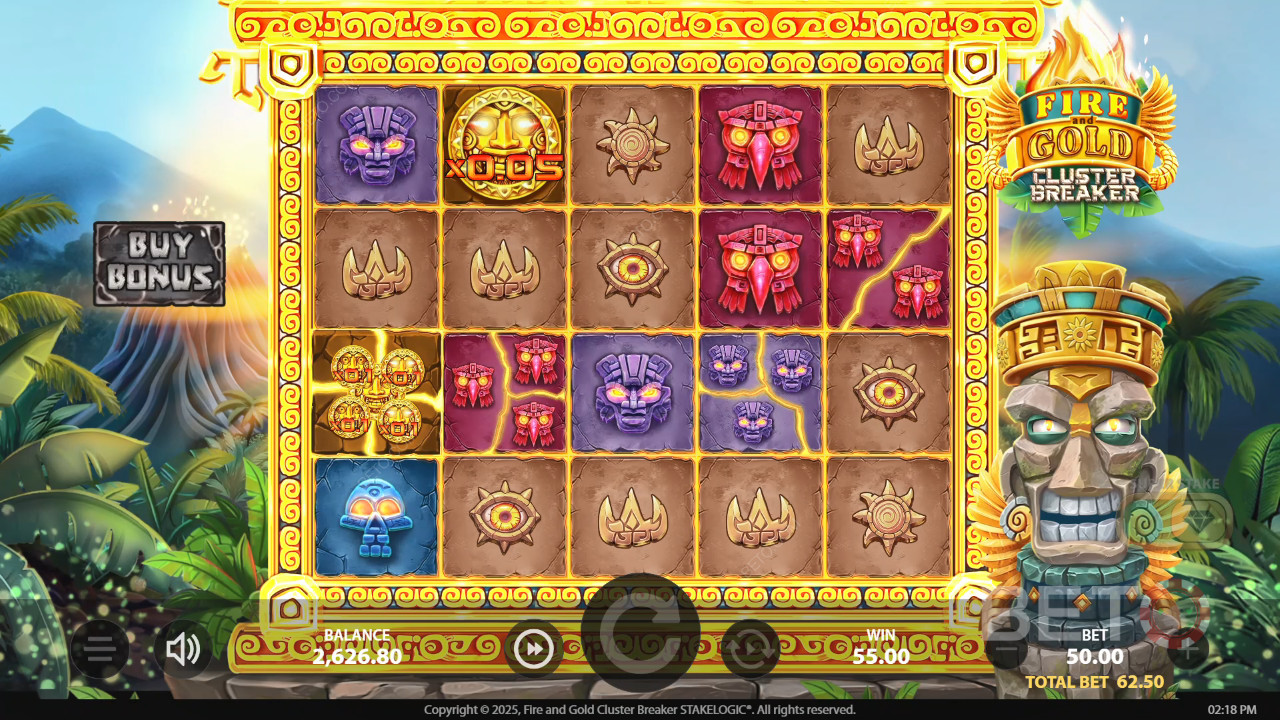 Огляд Fire and Gold Cluster Breaker від BETO Slots