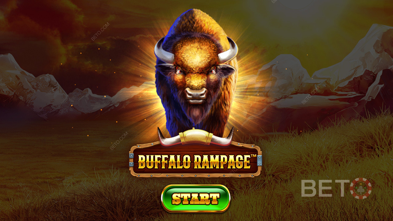 Блукайте безкрайньою дикою природою серед елегантних звірів у слоті Buffalo Rampage