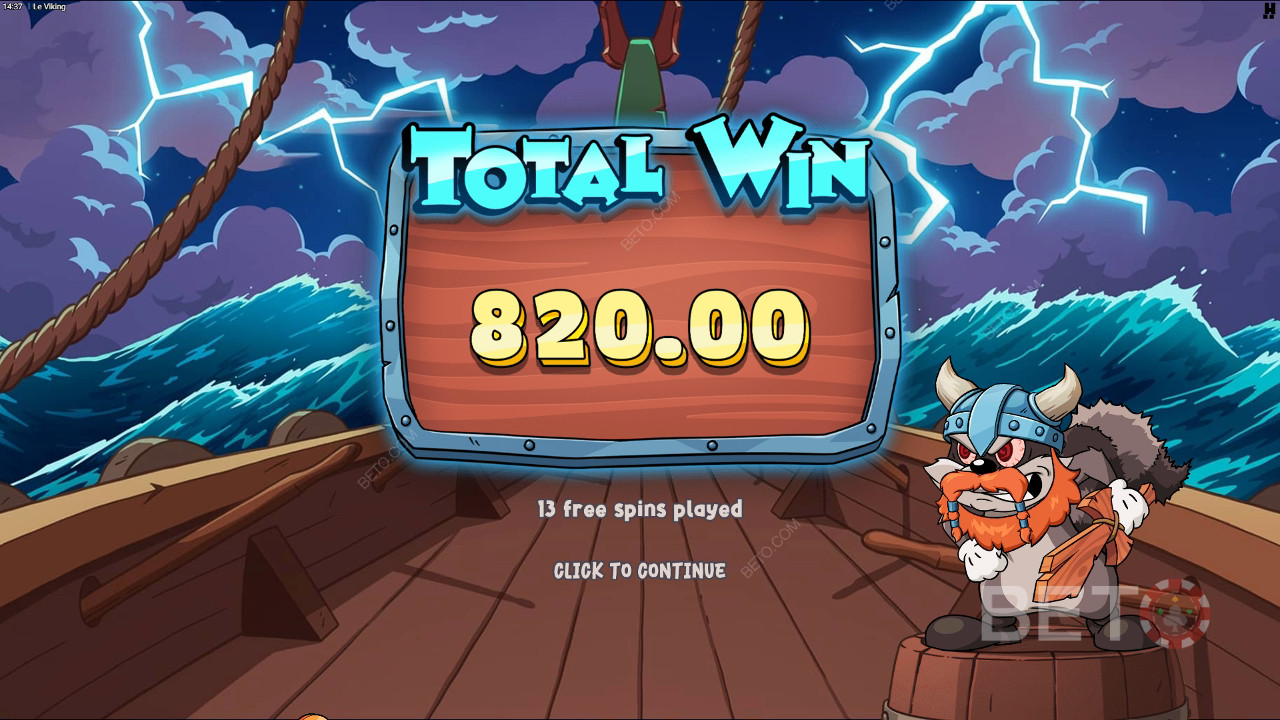 Виграйте 10 000 разів більше вашої ставки в онлайн-слоті Le Viking!