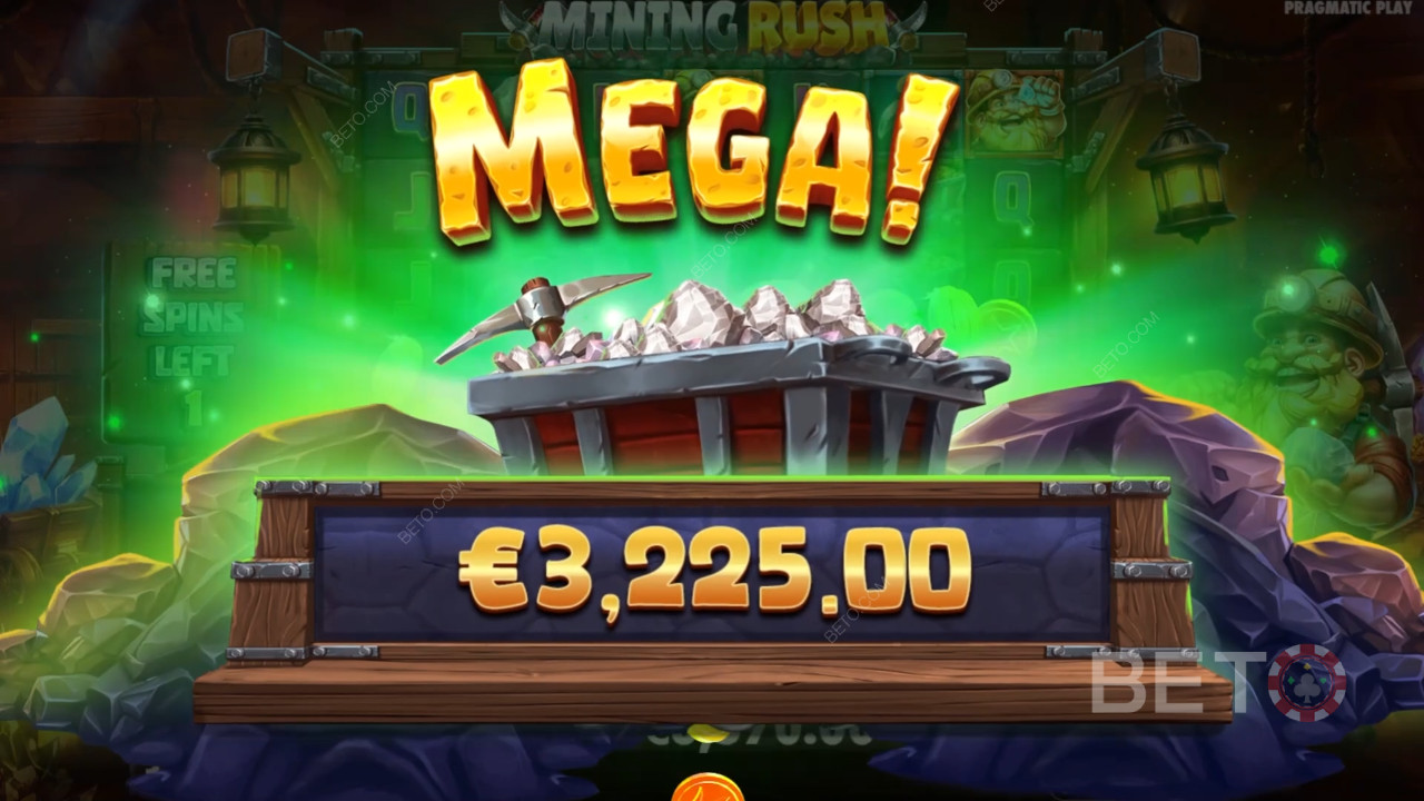 Виграйте 10 000-кратну ставку в онлайн-слоті Mining Rush!