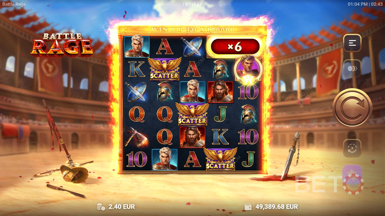 Огляд Battle Rage від BETO Slots