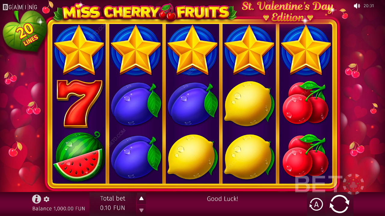 Гібридний ігровий дизайн у Miss Cherry Fruits