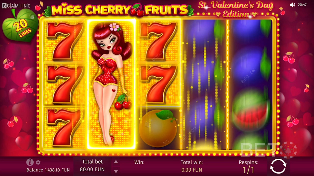 Сітка 5x3 в Miss Cherry Fruits