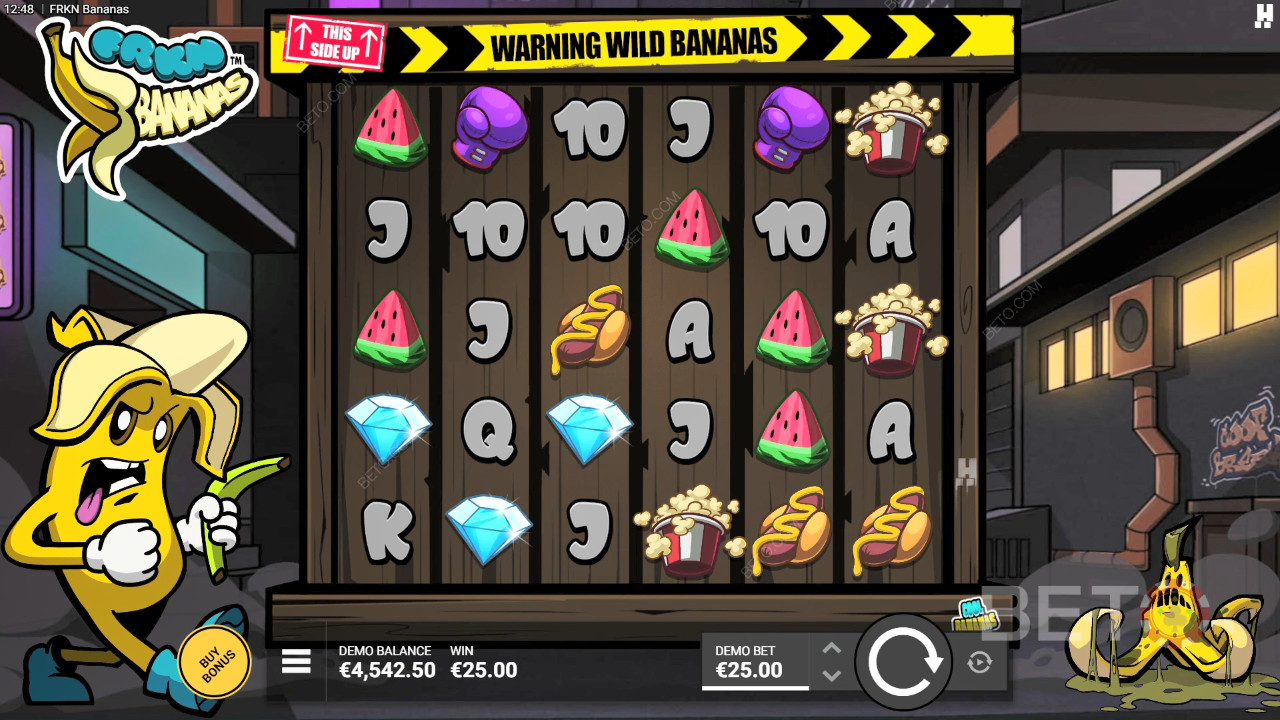 Як грати у FRKN Bananas від Hacksaw Gaming