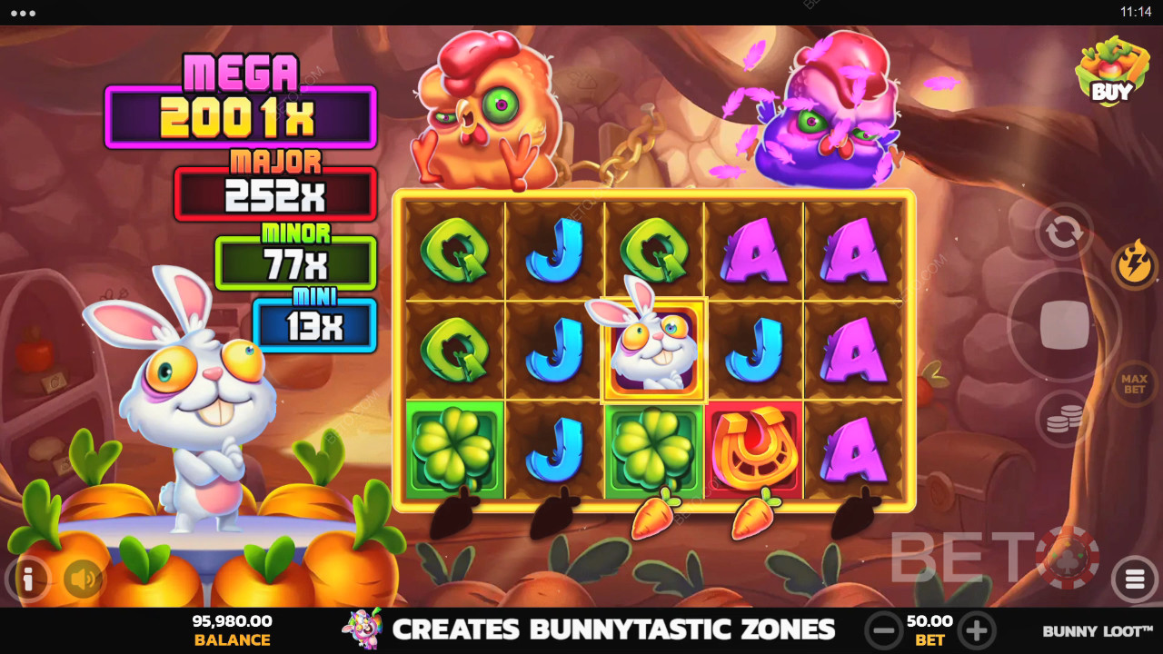 Особливості бонусів у грі Bunny Loot пояснюються PearFiction