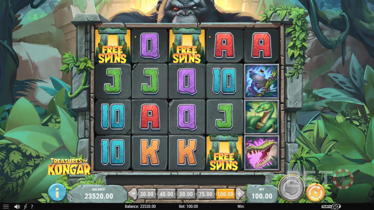 Огляд Treasures of Kongar від BETO Slots