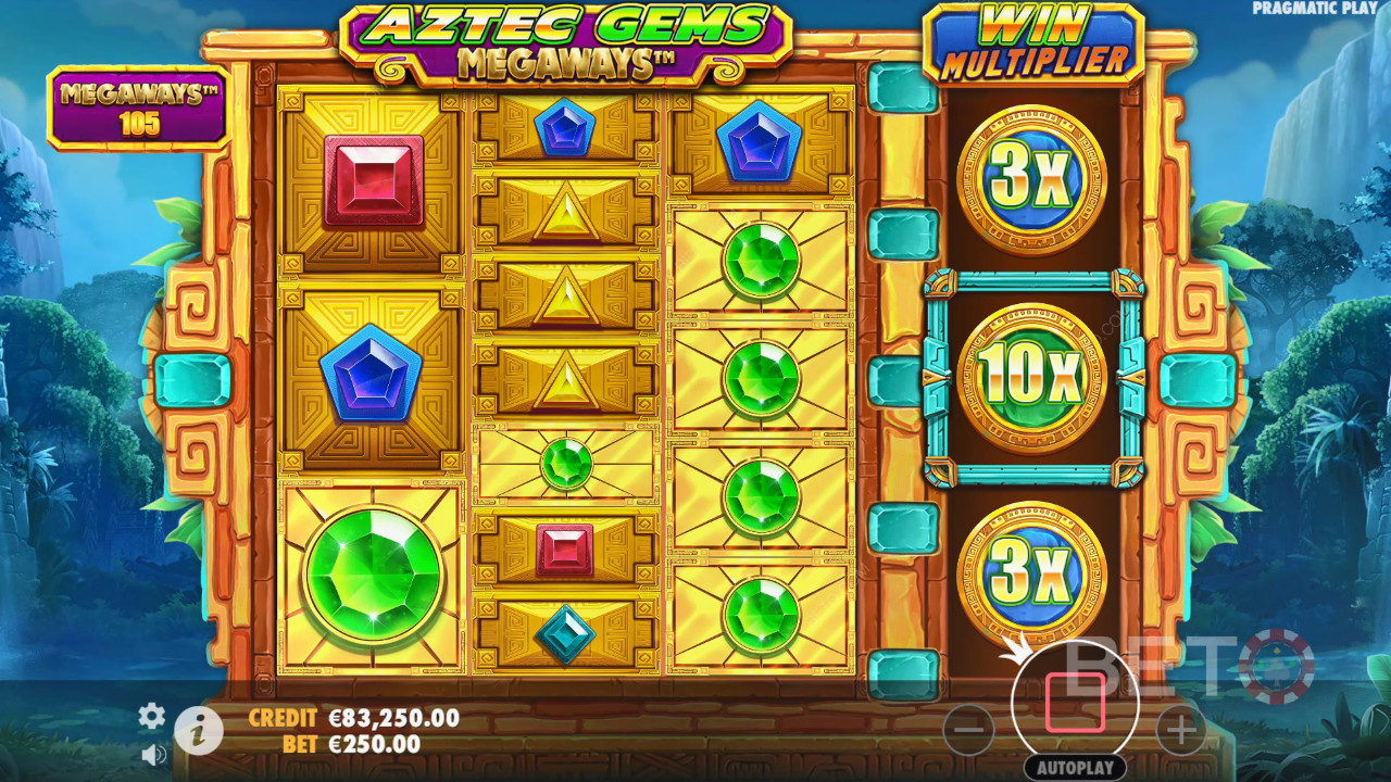Огляд Aztec Gems Megaways від BETO Slots