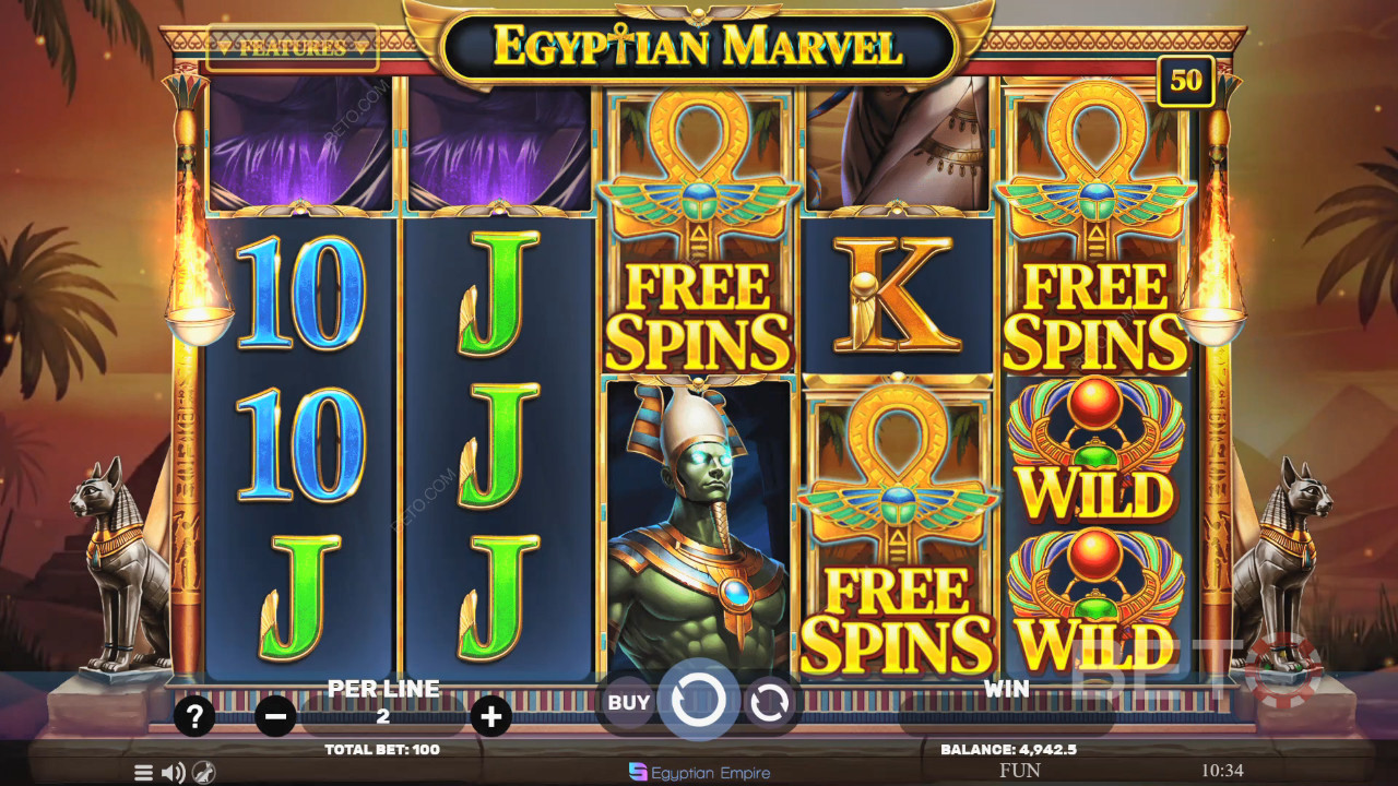 Огляд єгипетського Marvel від BETO Slots