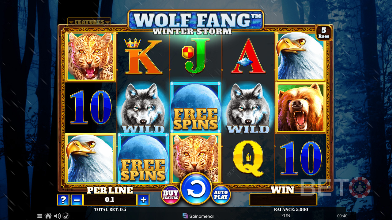Wolf Fang Winter Storm Грати Безкоштовно