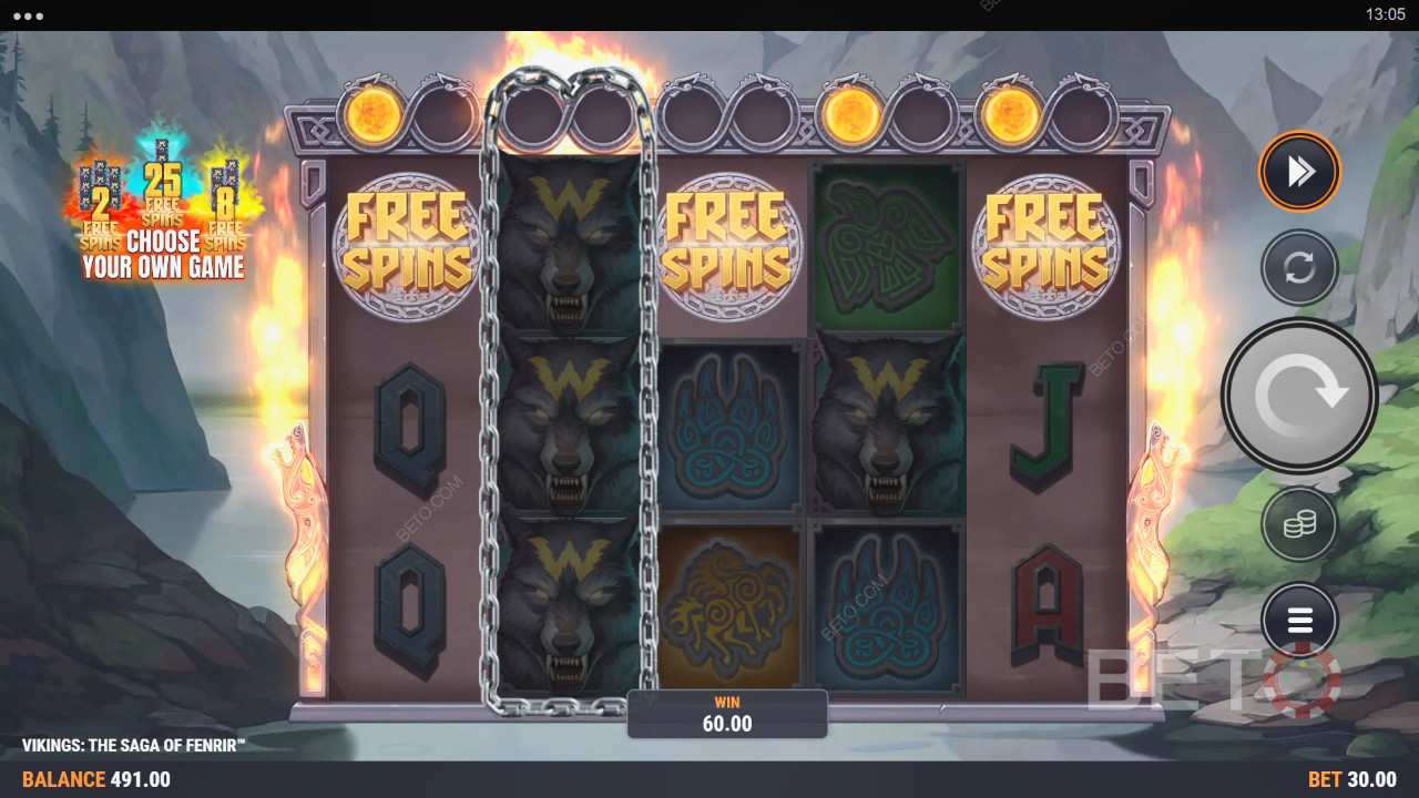 Вікінги: Сага про Фенріра огляд від BETO Slots