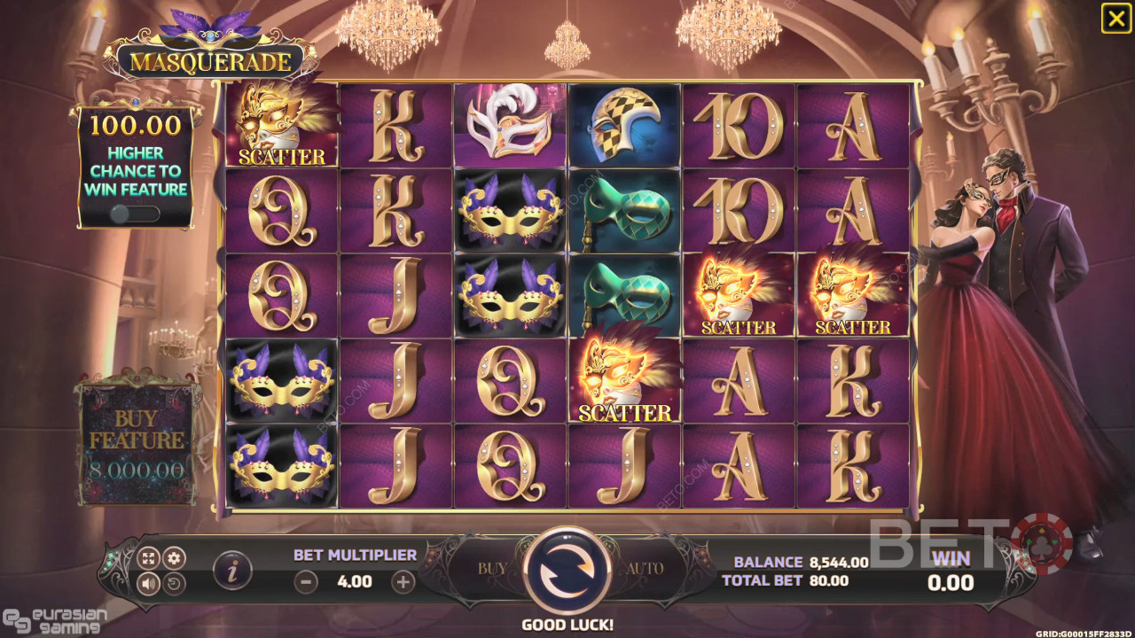 Огляд Masquerade від BETO Slots