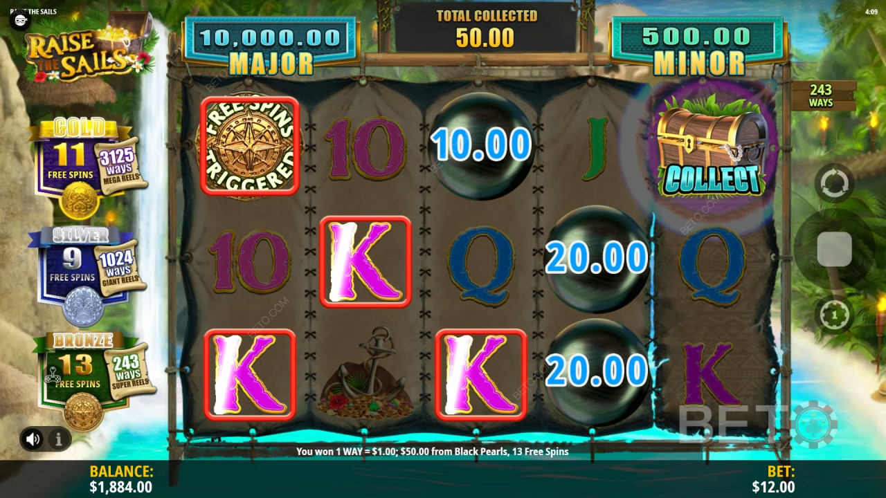 Огляд Raise the Sails від BETO Slots