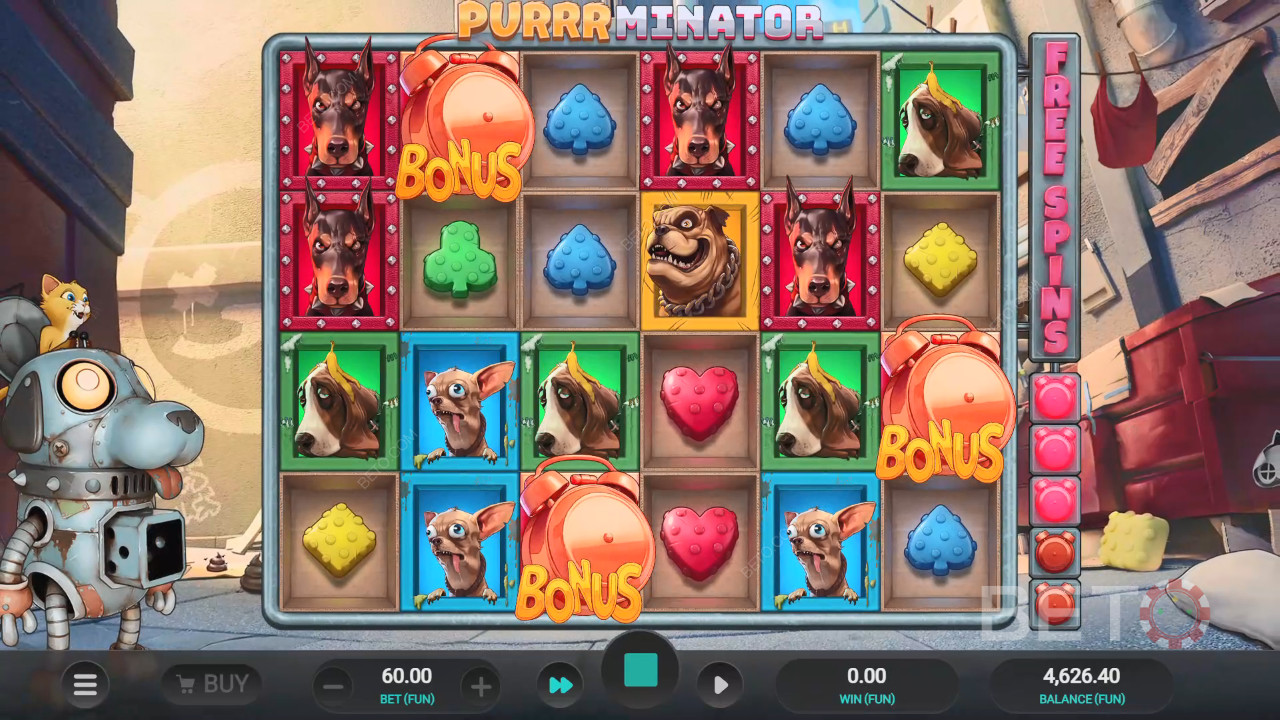 Огляд Purrrminator від BETO Slots