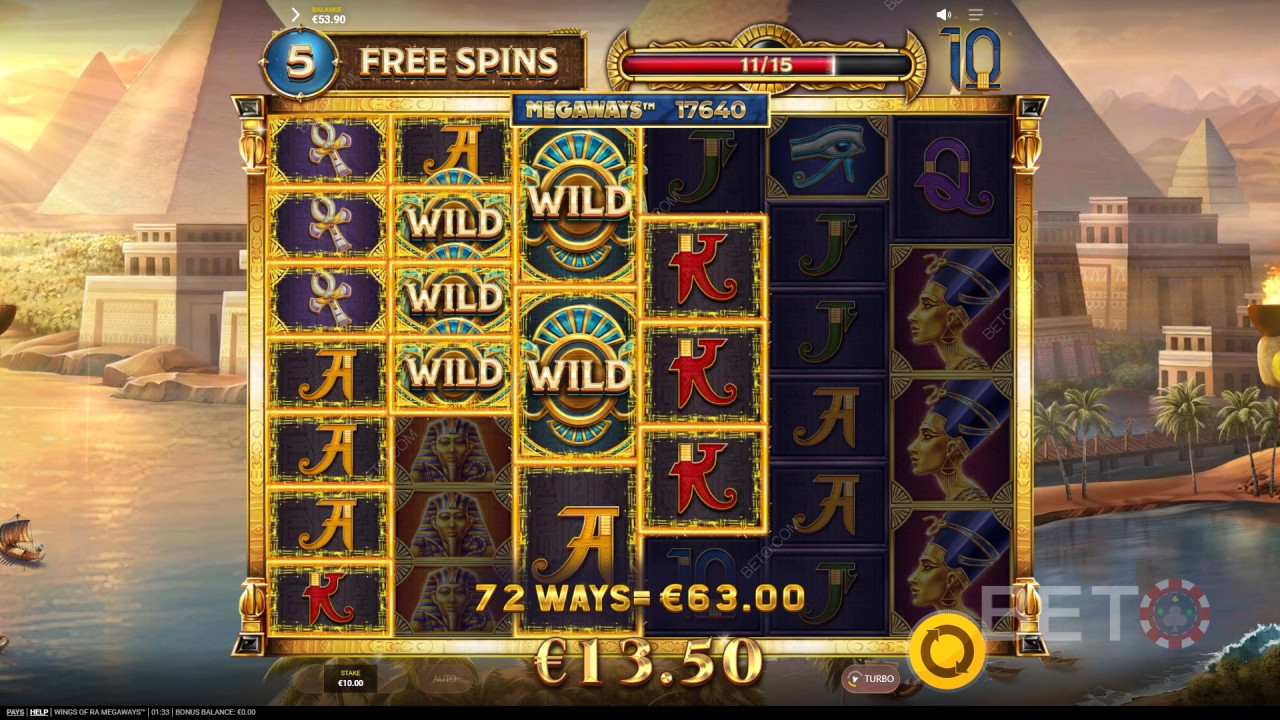 Огляд Wings of Ra Megaways від BETO Slots