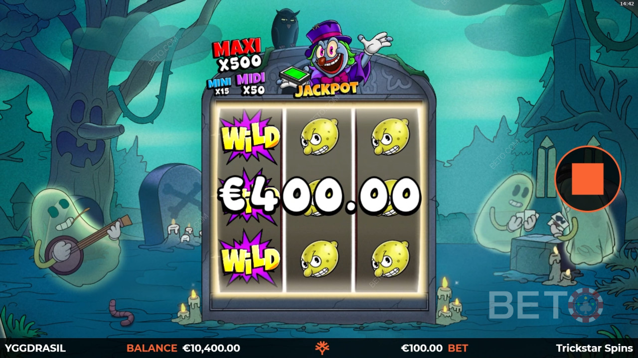 Огляд обертань Trickstar Spins від BETO Slots