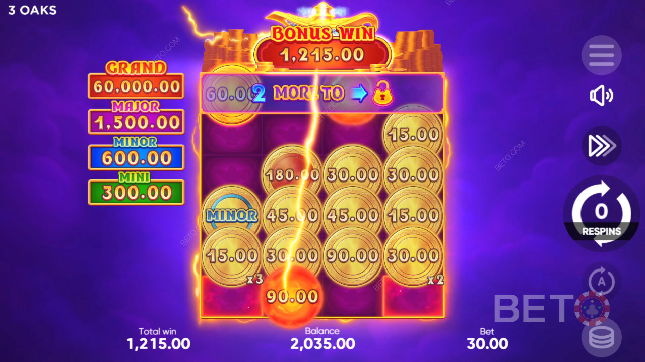 Особливості бонусів пояснюються в Coin Lamp від 3 Oaks Gaming