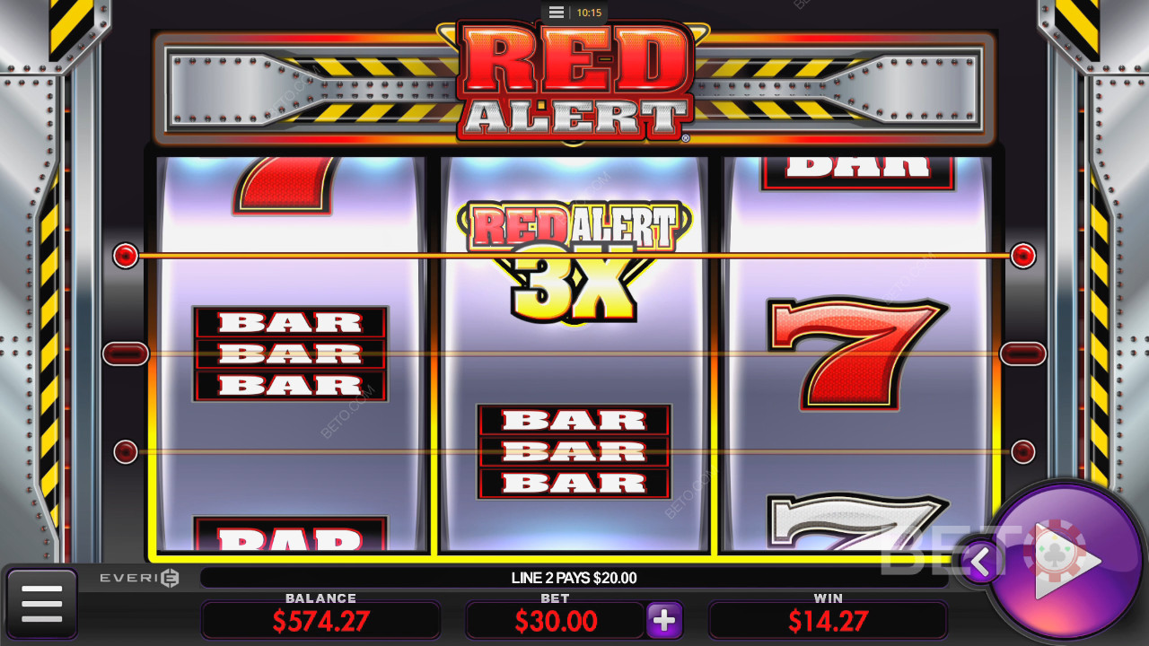 Огляд Red Alert від BETO Slots