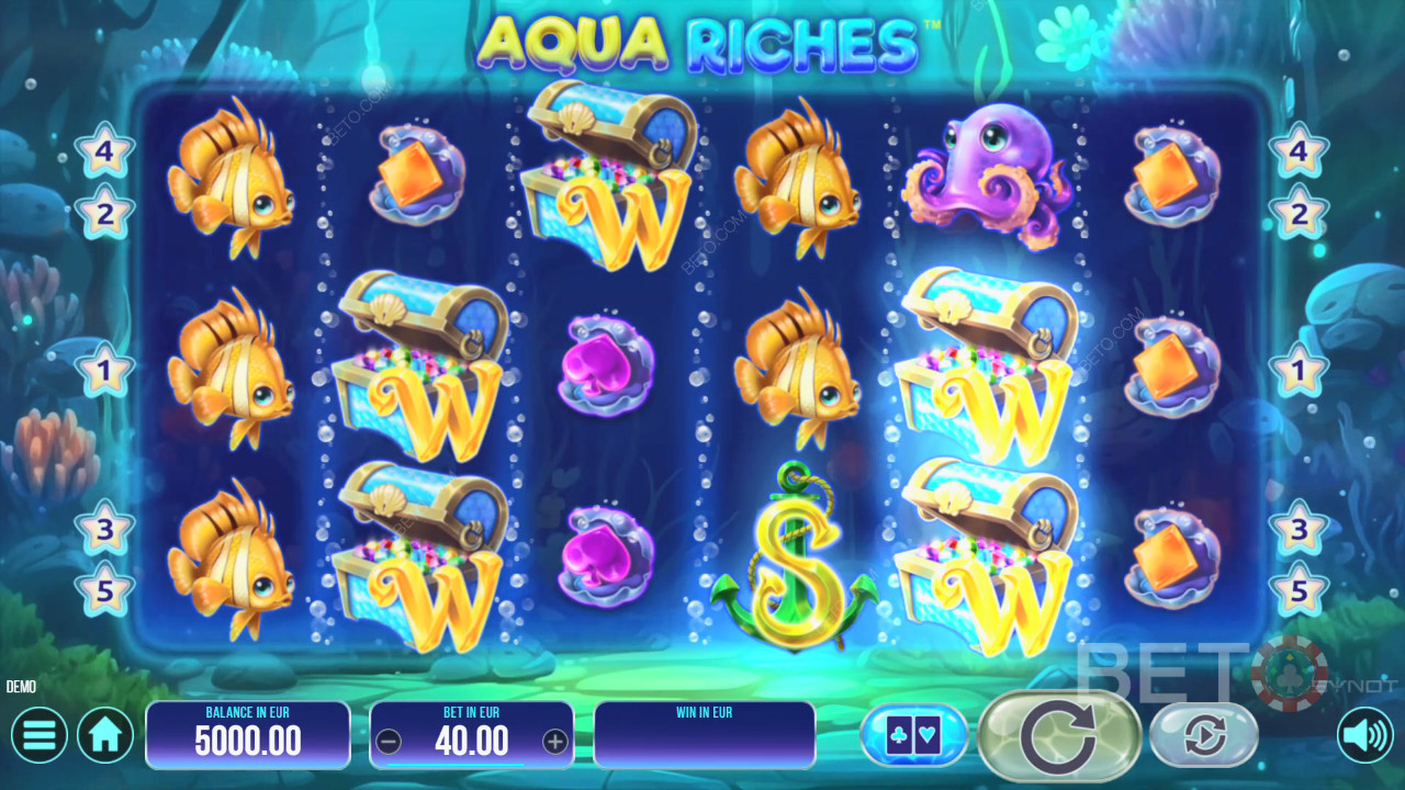 Огляд Aqua Riches від BETO Slots