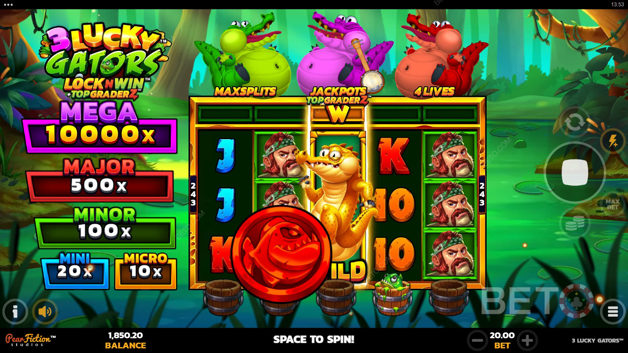 3 Lucky Gators огляд від BETO Slots