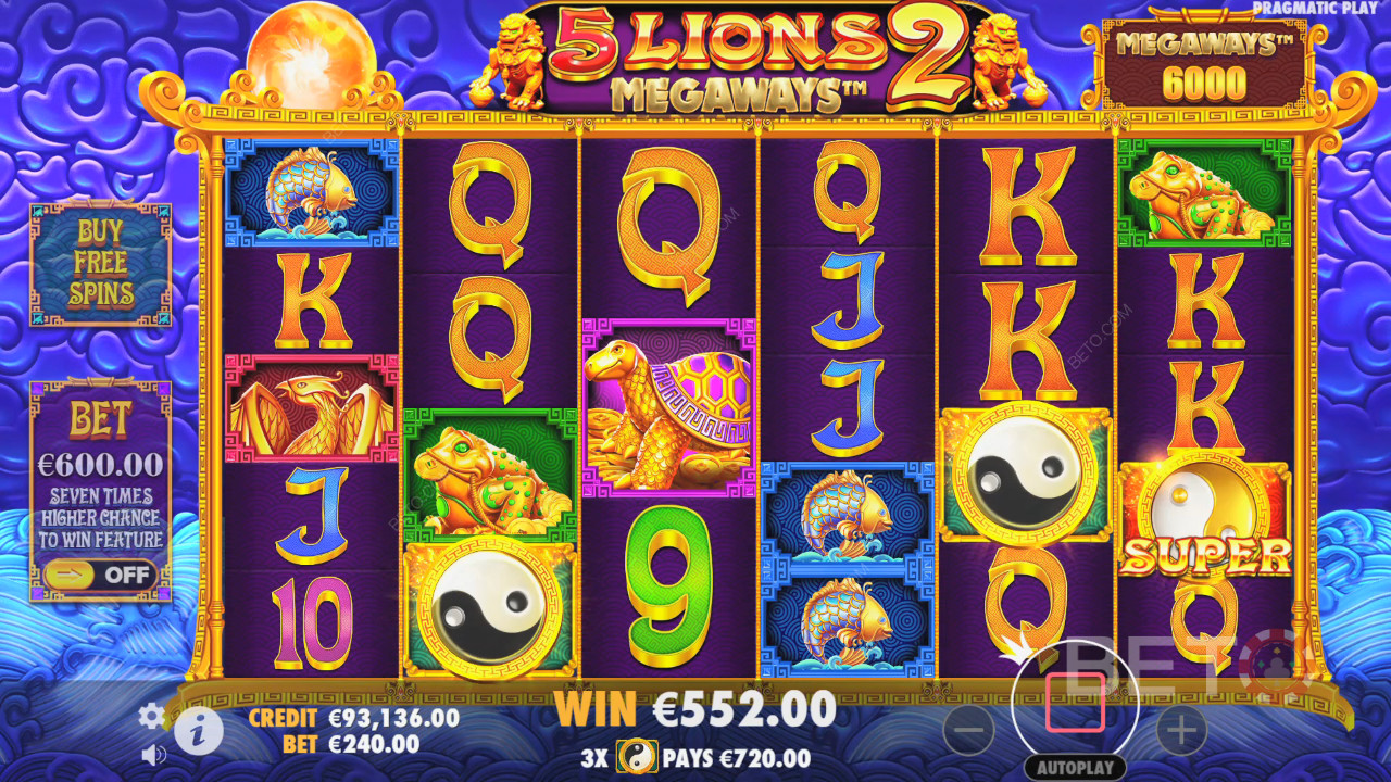 5 Lions Megaways 2 Огляд BETO Slots