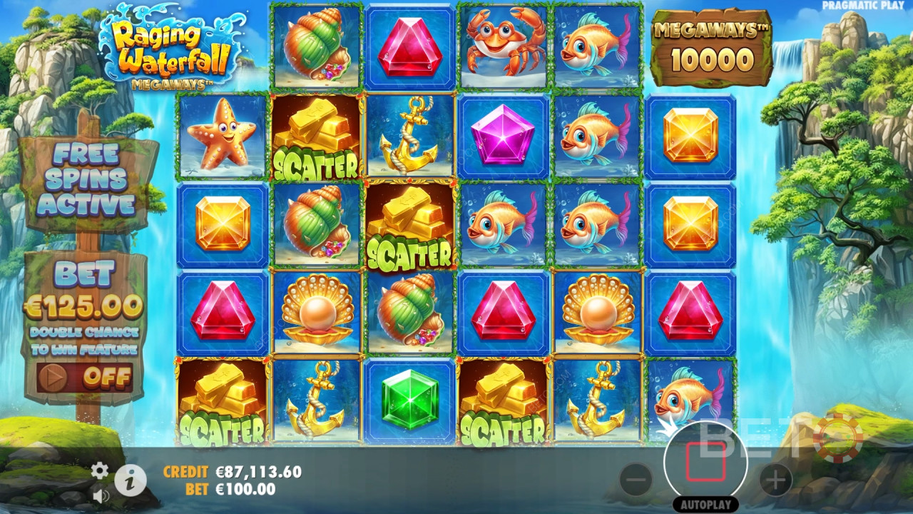 Огляд Raging Waterfall Megaways від BETO Slots
