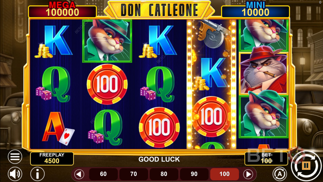 Дон Катлеоне "Тримай і вигравай" огляд від BETO Slots