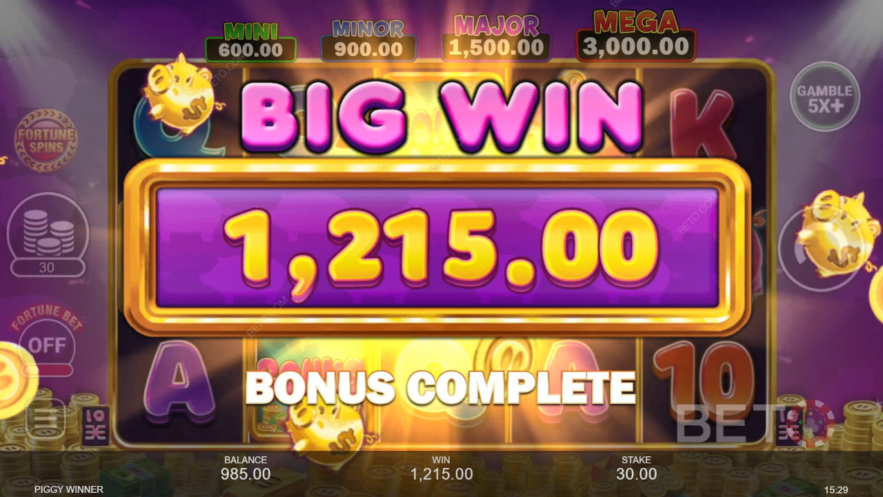 Виграйте 8,333x вашу ставку в слоті Piggy Winner!
