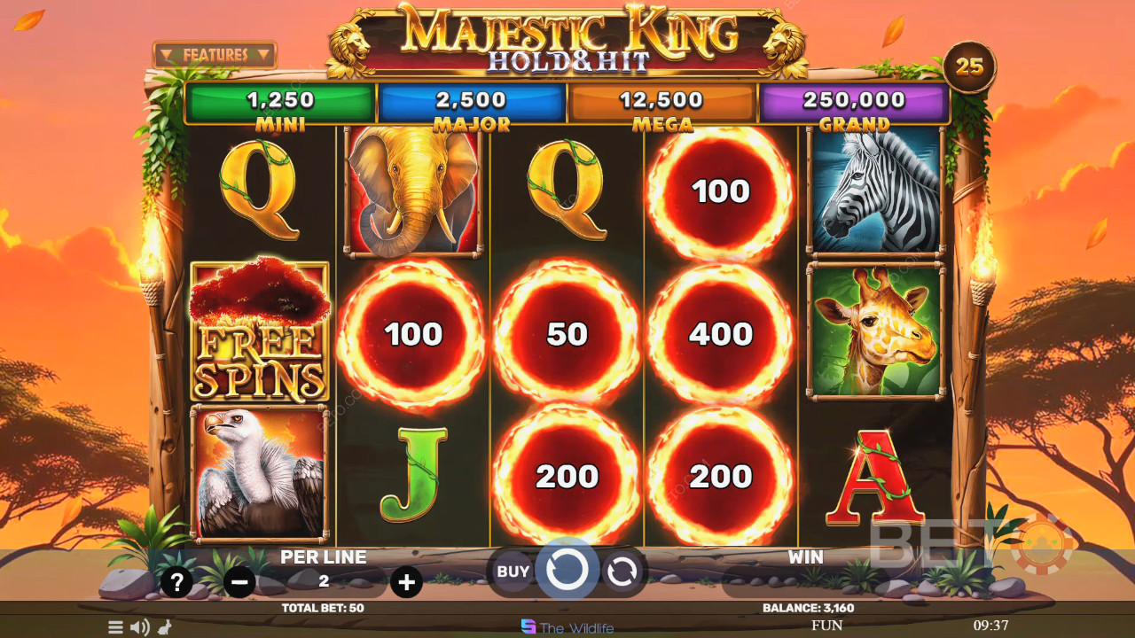 Majestic King - Hold & Hit Огляд від BETO Slots