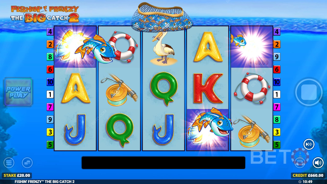 Виграйте 5 000-кратну ставку в онлайн-слоті Fishin Frenzy The Big Catch 2!