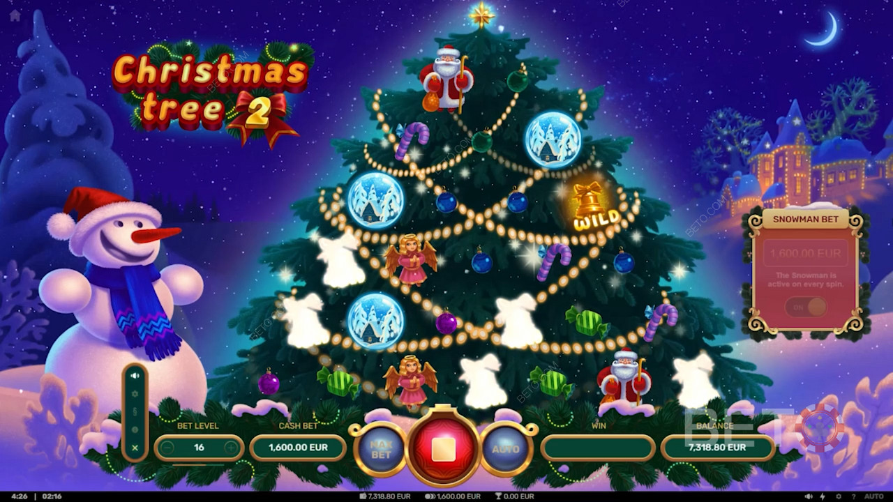 Насолоджуйтеся щедрими виплатами в ігровому автоматі Christmas Tree 2