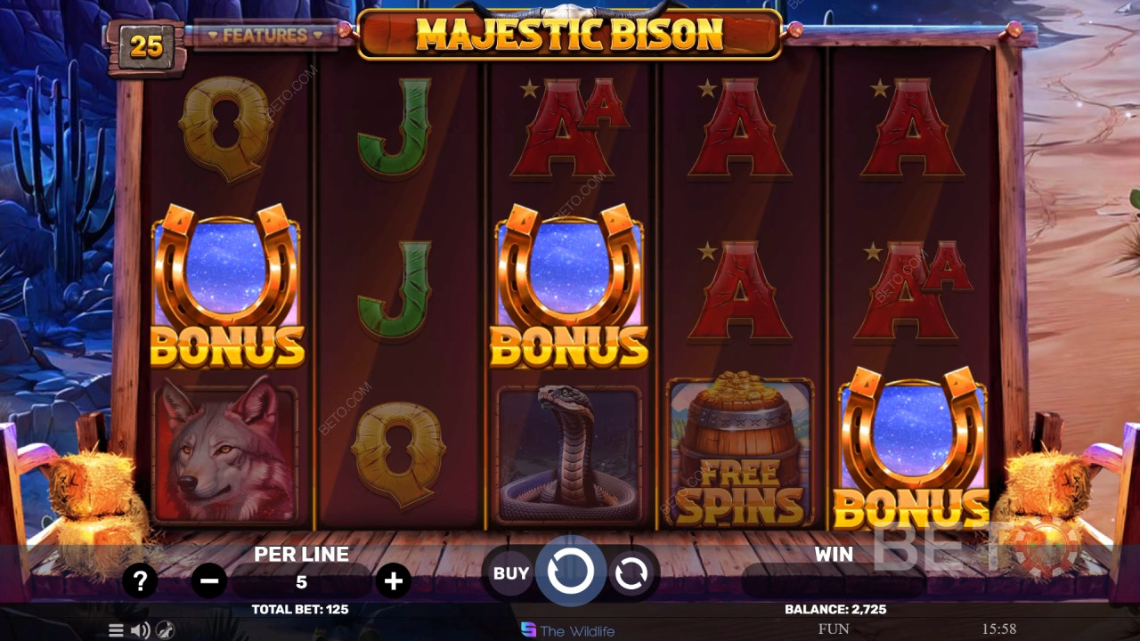 Огляд Majestic Bison від BETO Slots