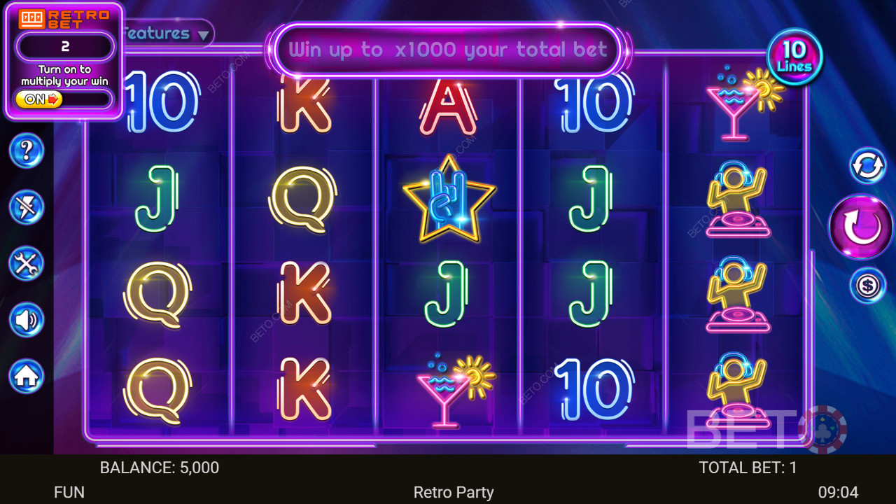 Огляд ретро-вечірки від BETO Slots