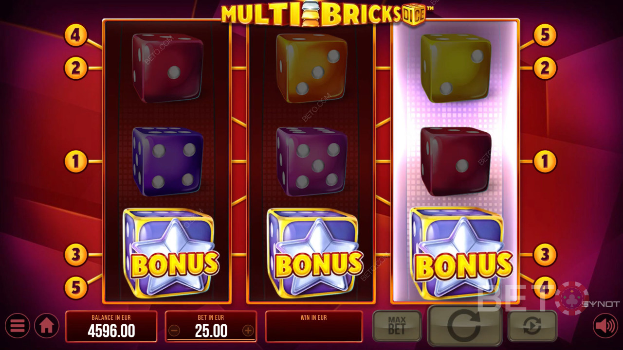 Огляд Multi Bricks Dice від BETO Slots