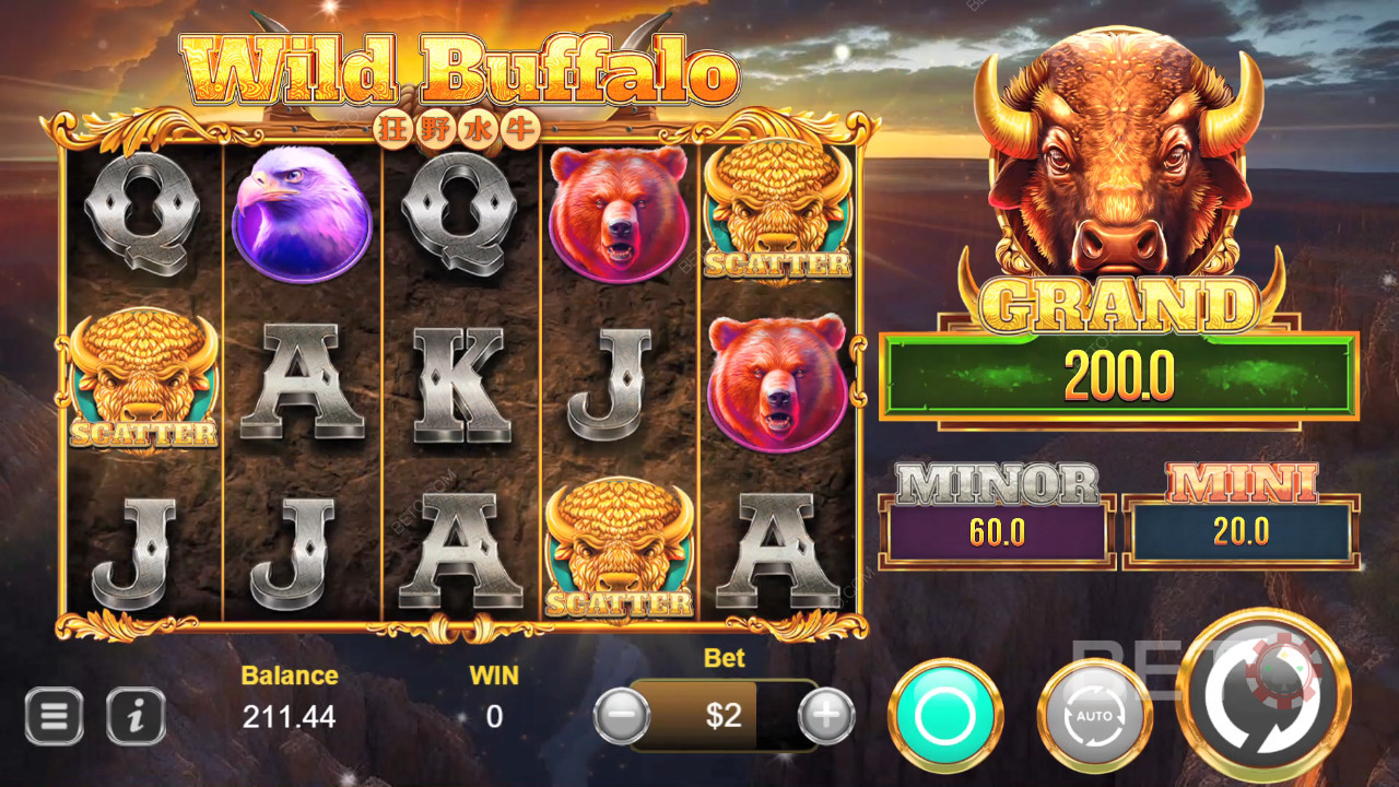 Огляд Wild Buffalo від BETO Slots