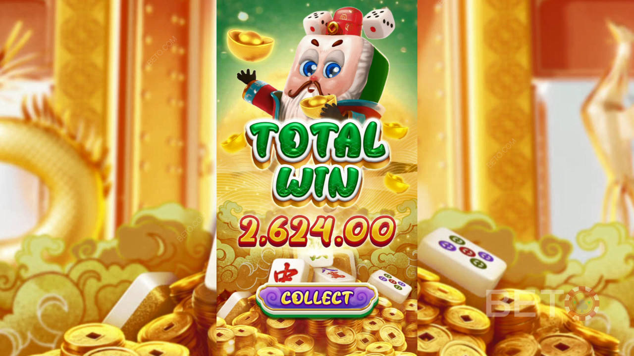 Виграйте 8 000 разів більше вашої ставки в слоті Mahjong Riches!
