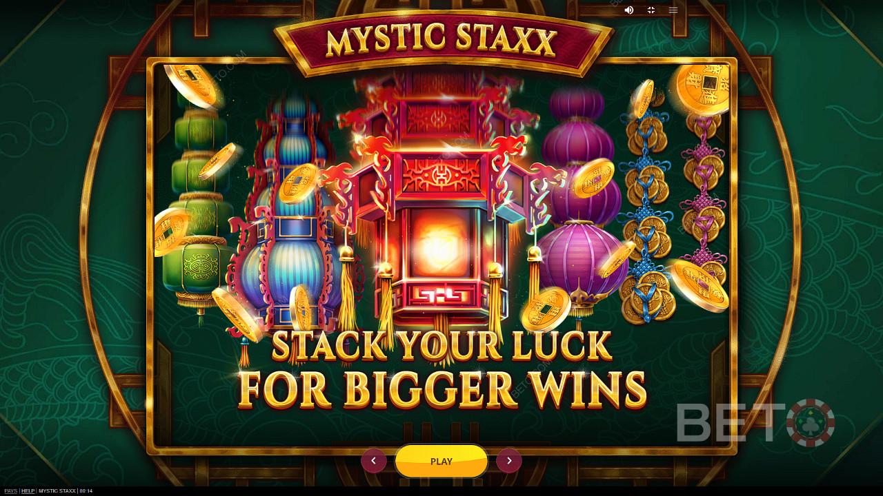 Насолоджуйтеся "Розширюючимися стеками" та вигравайте до 2,000 разів більше вашої ставки у грі Mystic Staxx