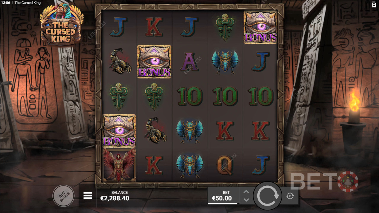 Огляд The Cursed King від BETO Slots