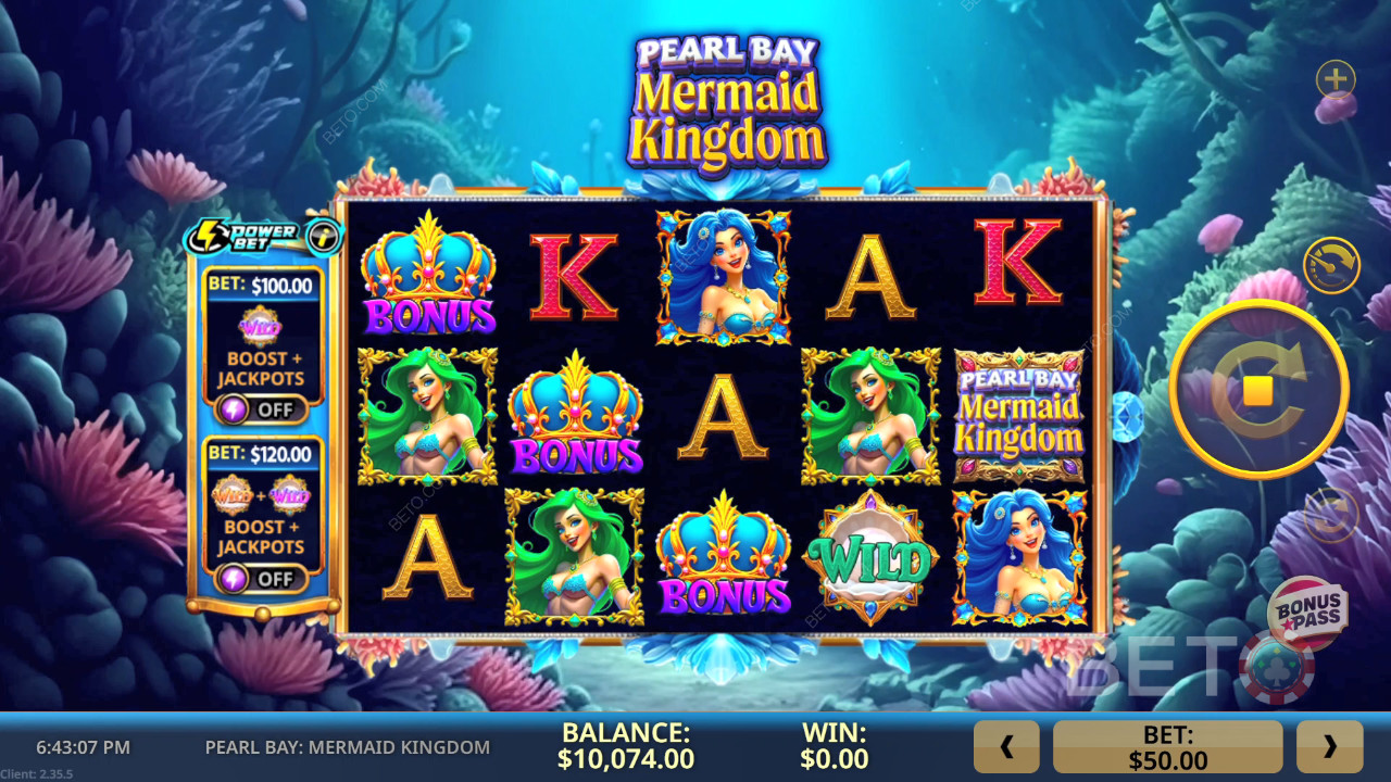 Pearl Bay: Королівство русалок огляд від BETO Slots