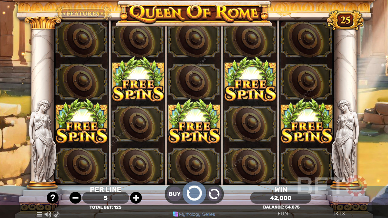 Огляд королеви Риму від BETO Slots
