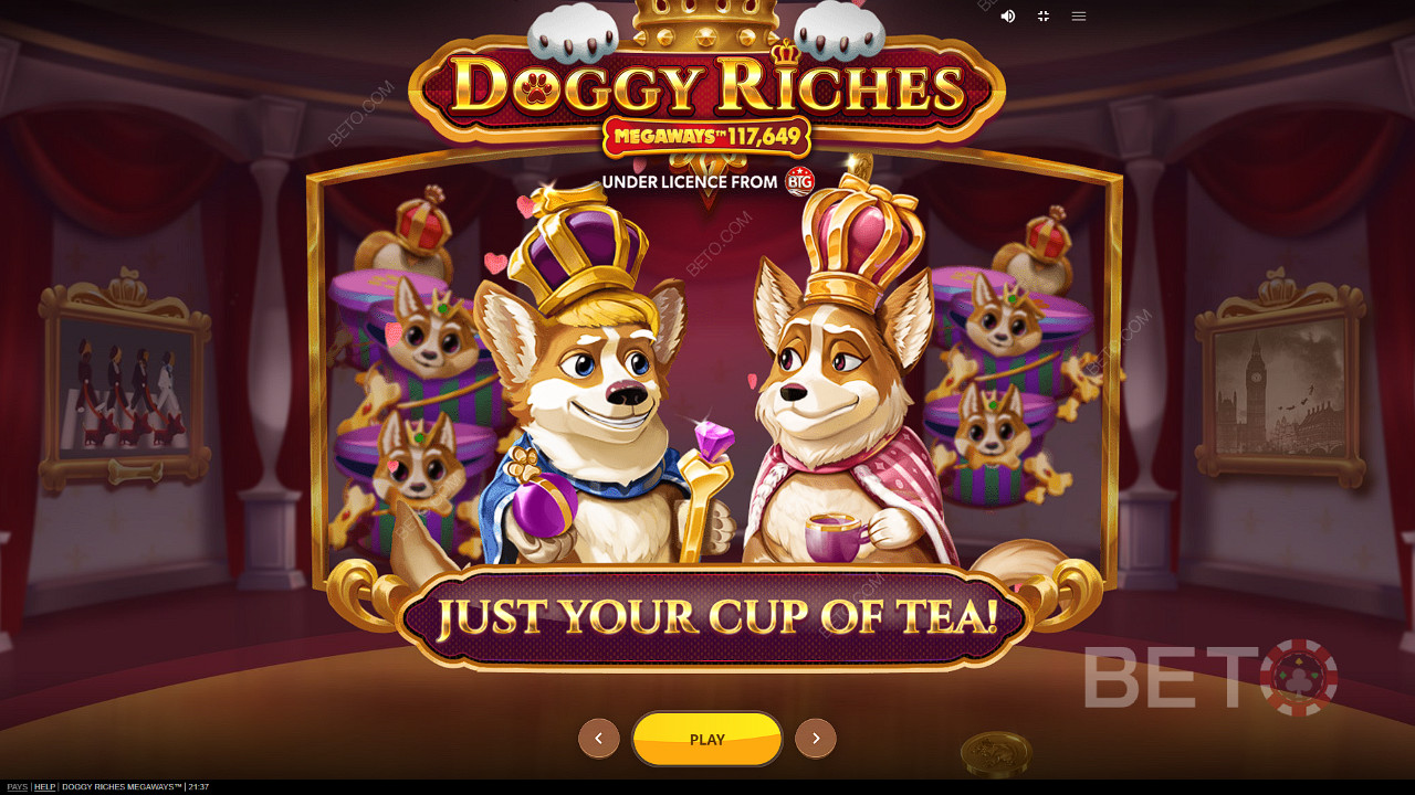 Насолоджуйтеся різноманітними потужними функціями в ігровому автоматі Doggy Riches Megaways
