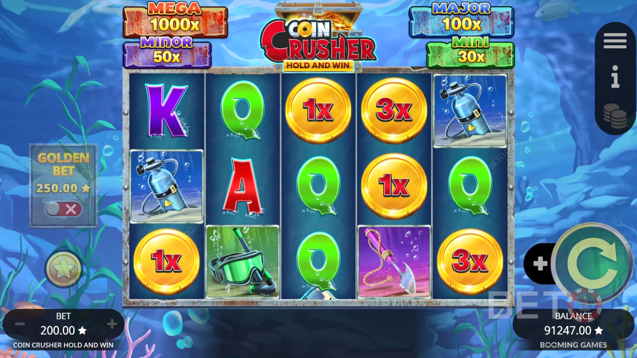 Огляд ігрового автомата Coin Crusher від BETO Slots