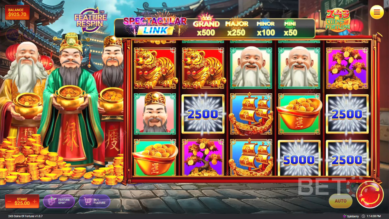 243 Огляд Coins of Fortune від BETO Slots