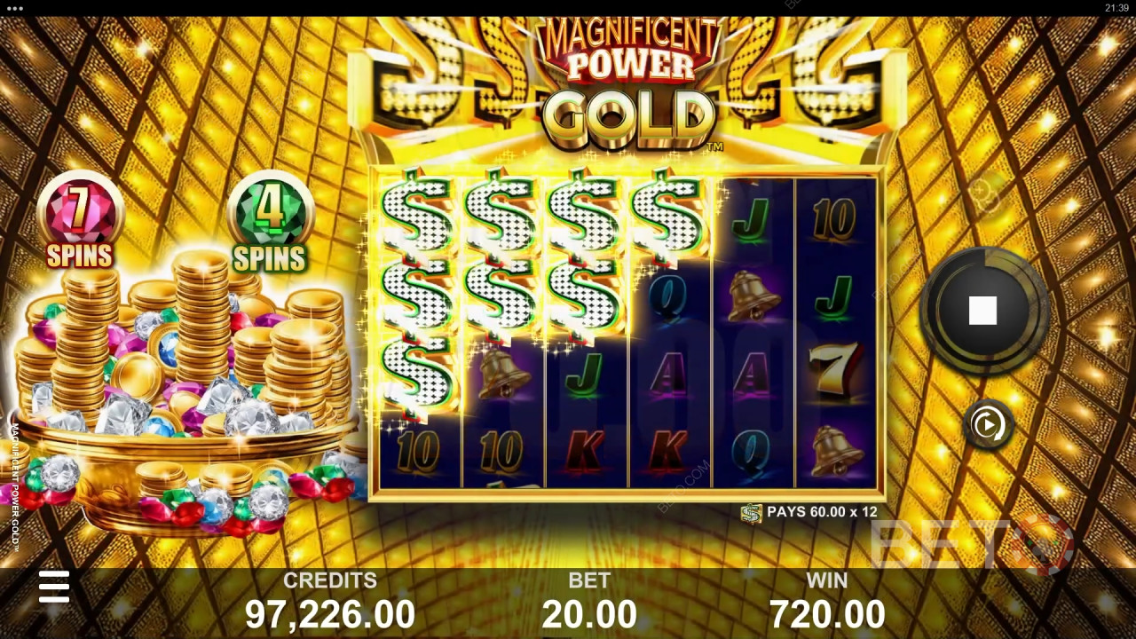Огляд Magnificent Power Gold від BETO Slots