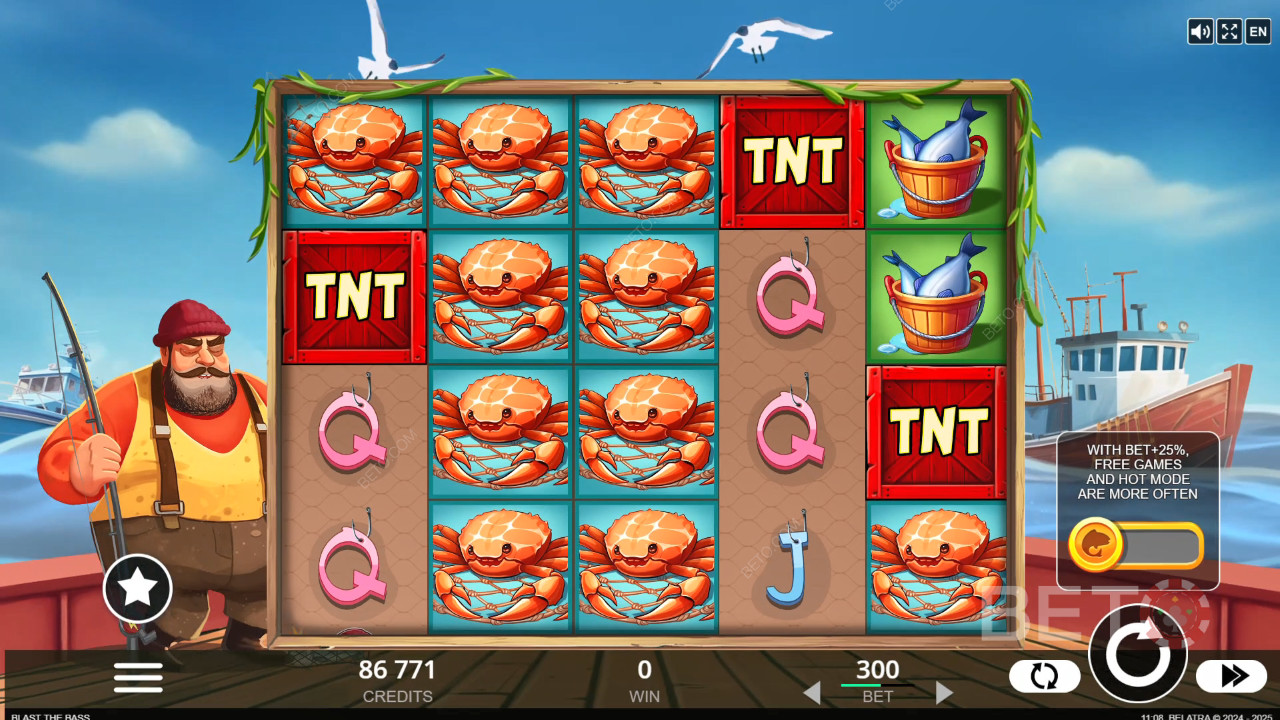 Огляд Blast the Bass від BETO Slots